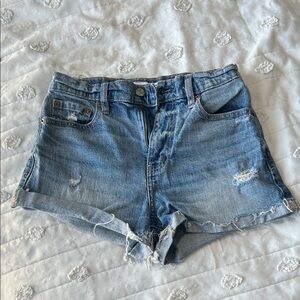 Trendy Distressed Denim Shorts